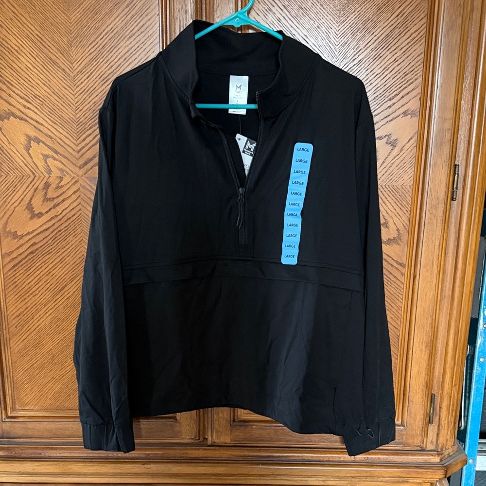Member’s Mark Black Quarter-Zip Pullover size Large